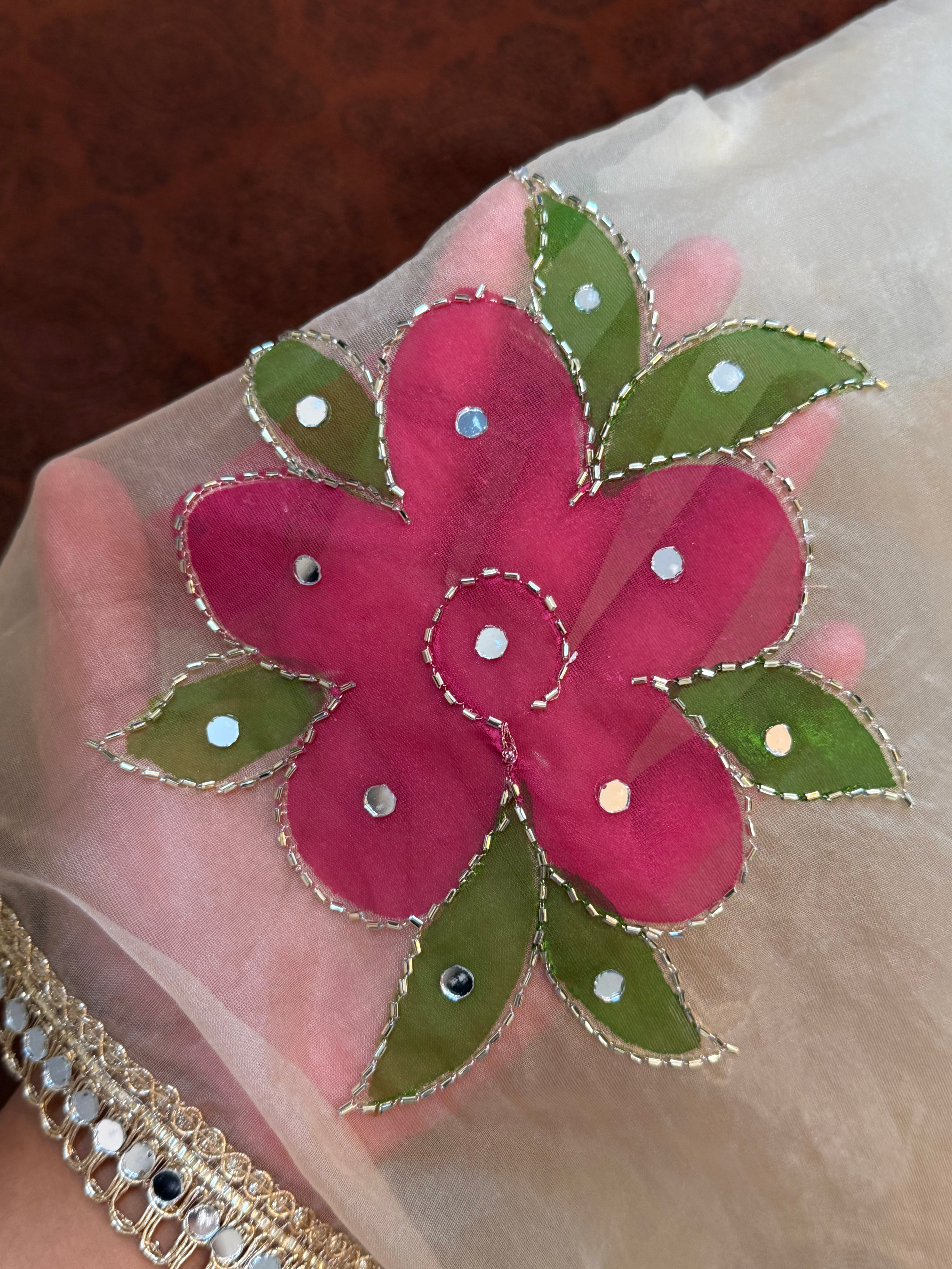 PAKISTAN FLORAL DUPATTA 2Q