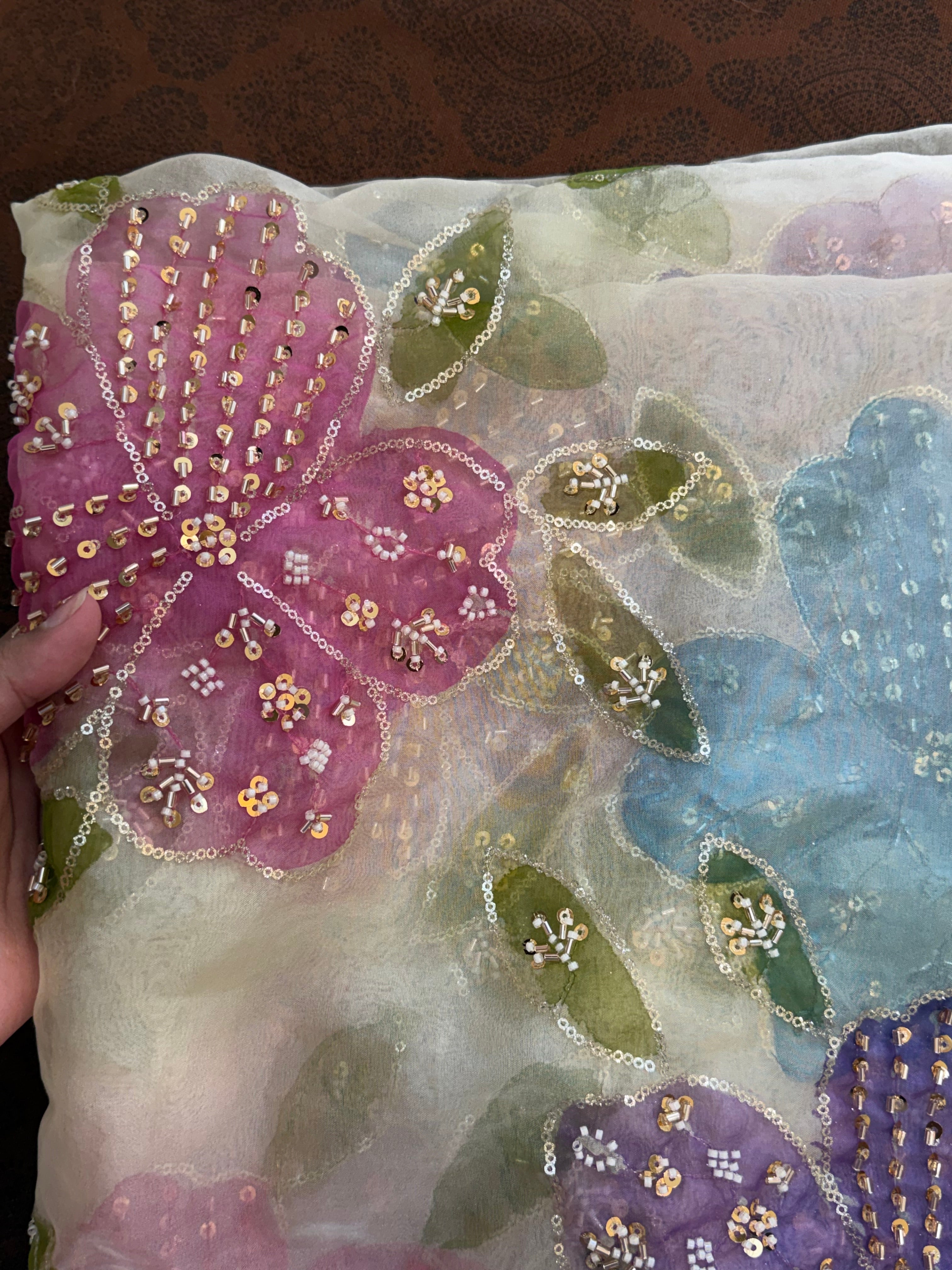 PAKISTAN FLORAL DUPATTA 3 Q