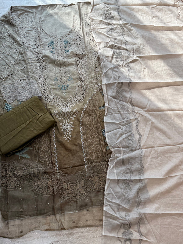 DS COTTON EMBROIDERY PATCH SUIT 3 Q
