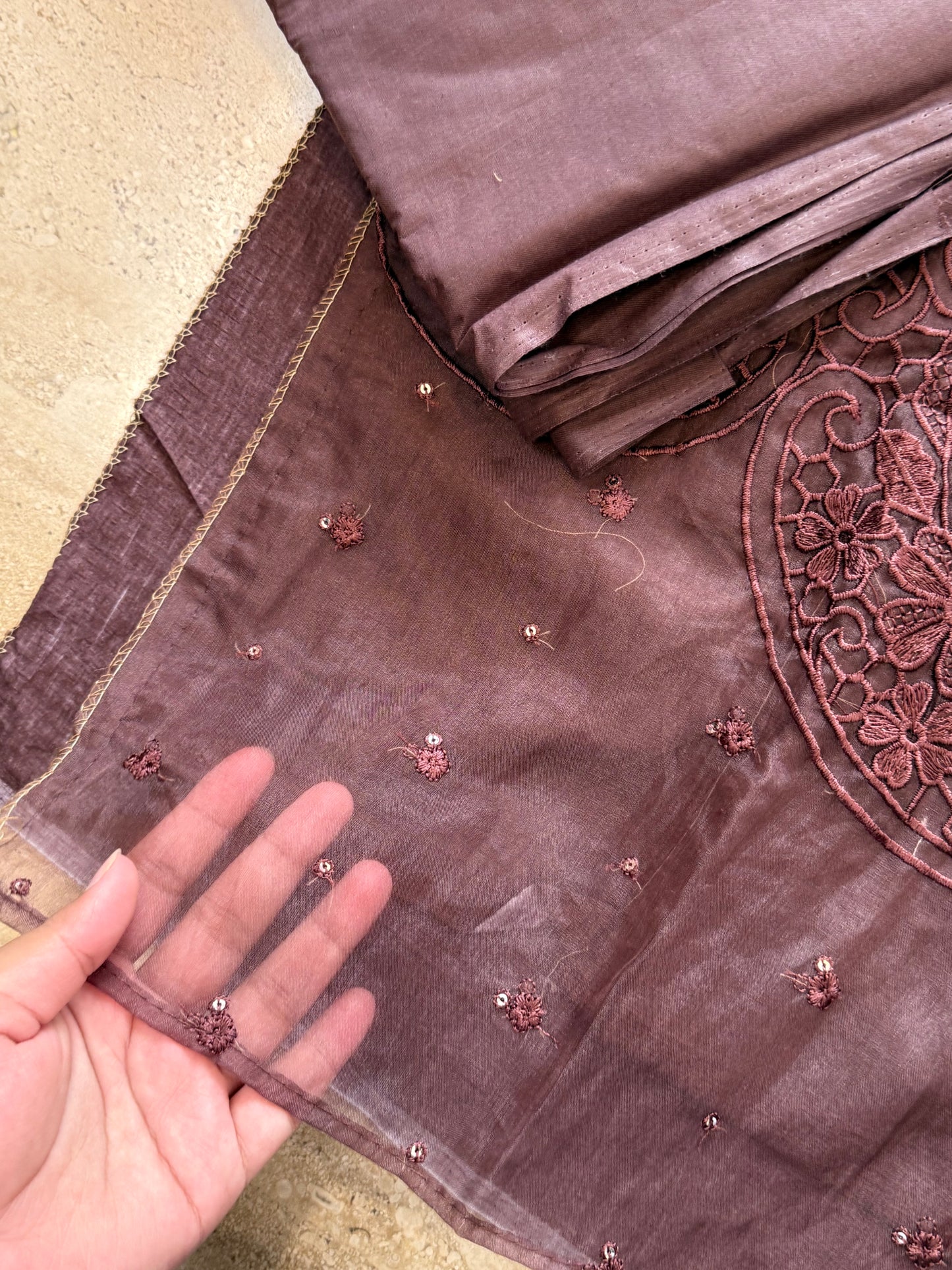 DS COTTON EMBROIDERY PATCH SUIT 4  Q