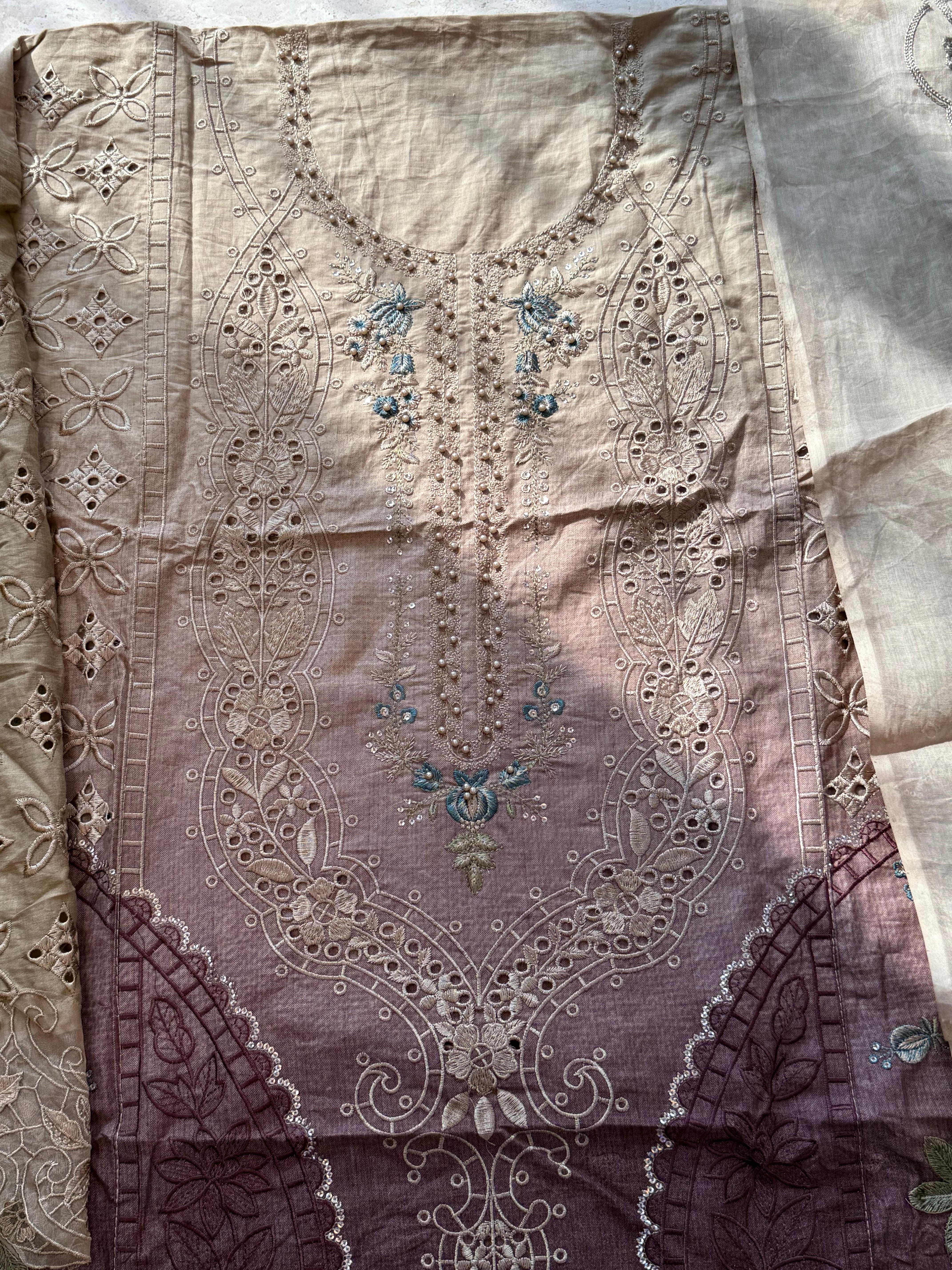 DS COTTON EMBROIDERY PATCH SUIT 4  Q