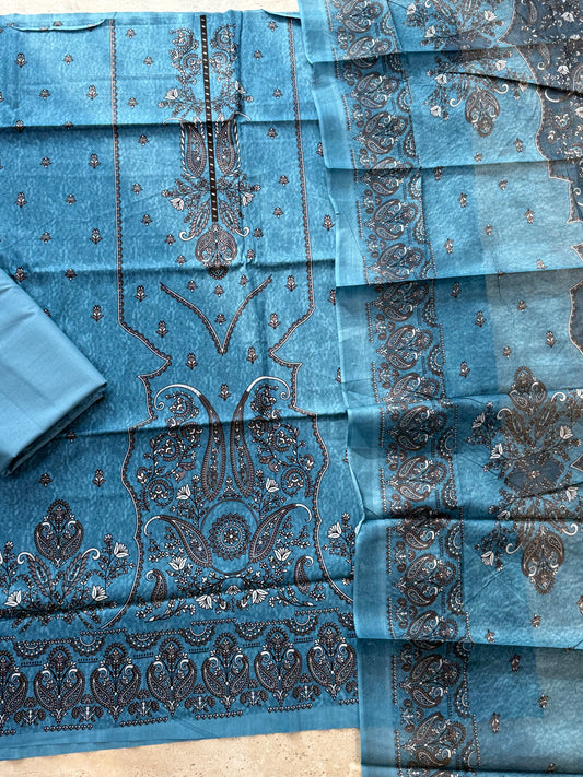 PURE COTTON PRINTED SUIT 6 Q