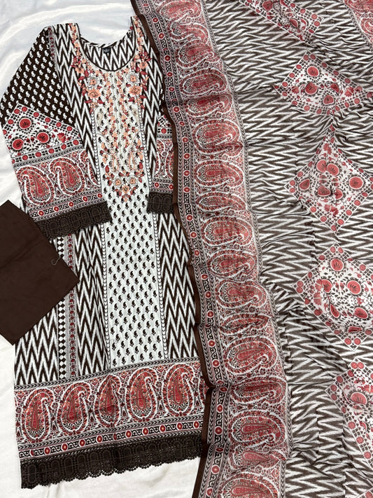 ELAHE LAWN READYMADE SUIT 1 Q