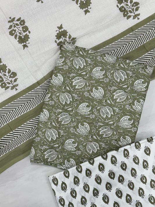 DT LAWN PRINTED SUIT 14 Q