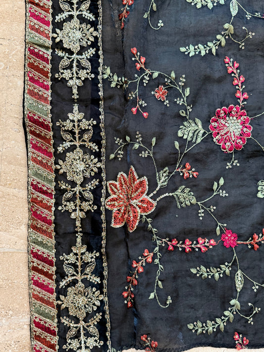 GLASS ORGANZA EMBROIDERY SUIT 1 Q