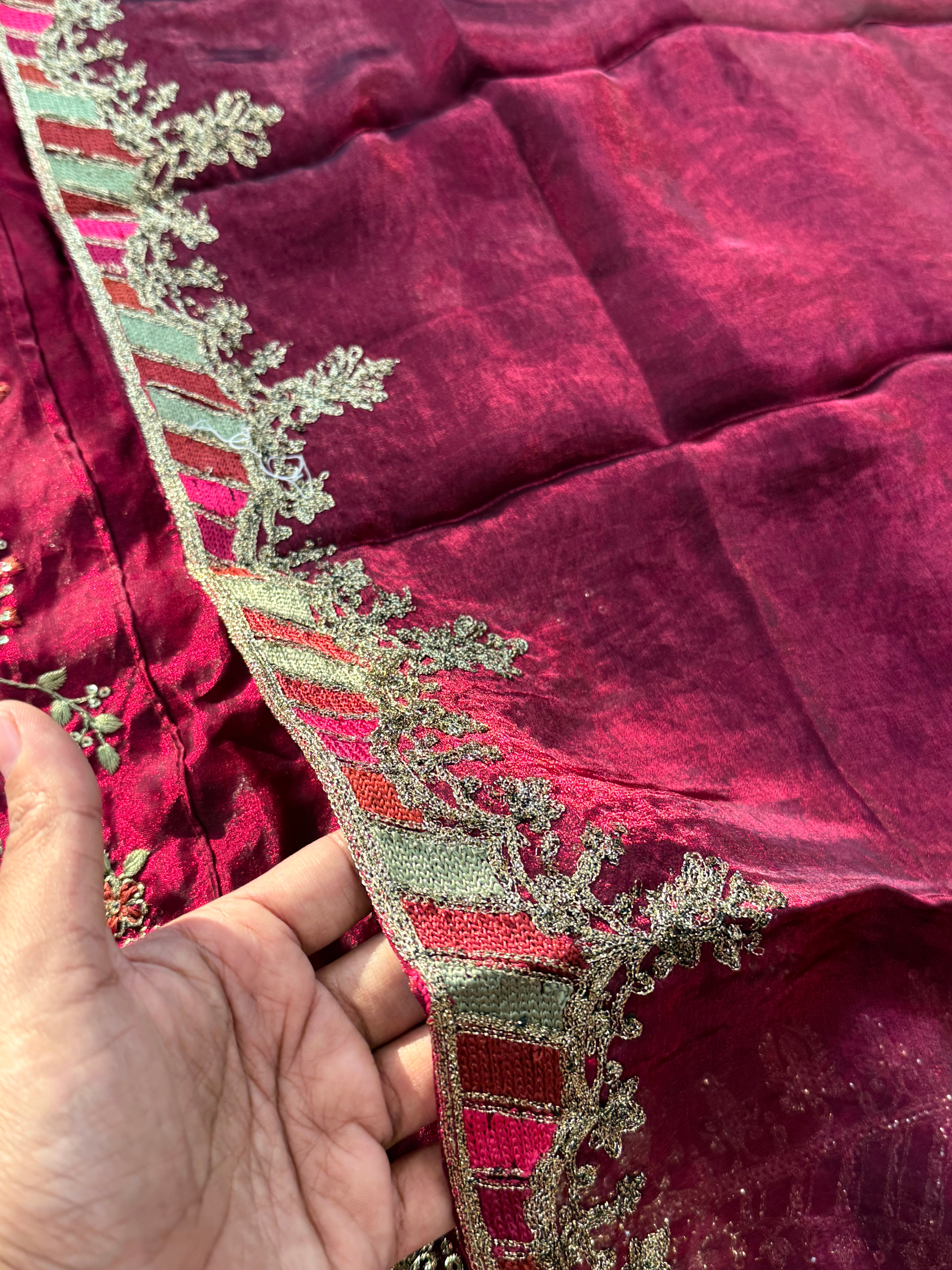 GLASS ORGANZA EMBROIDERY SUIT 2 Q