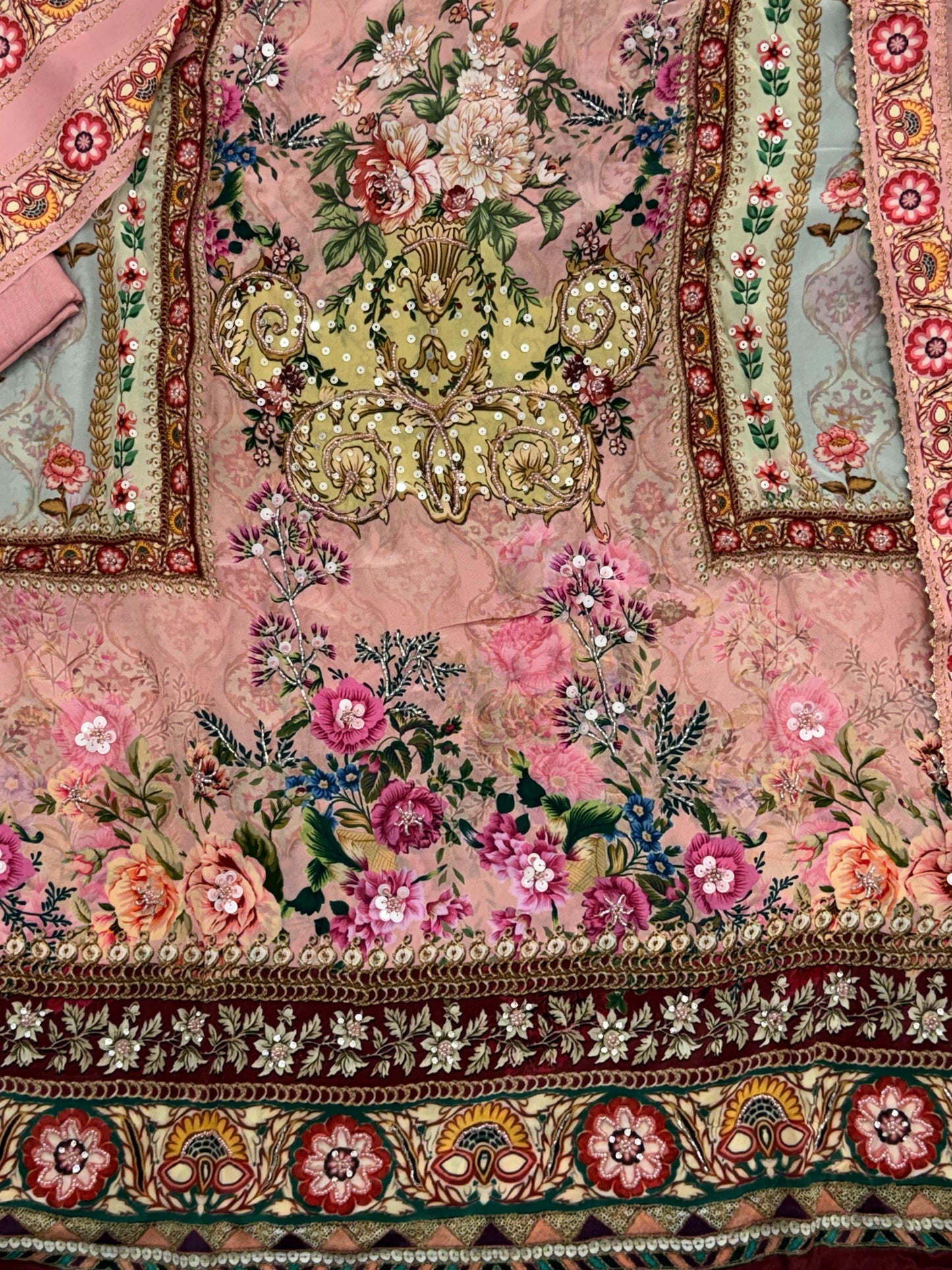 NAZAKAT CREPE EMBROIDERY SUIT 8 Q