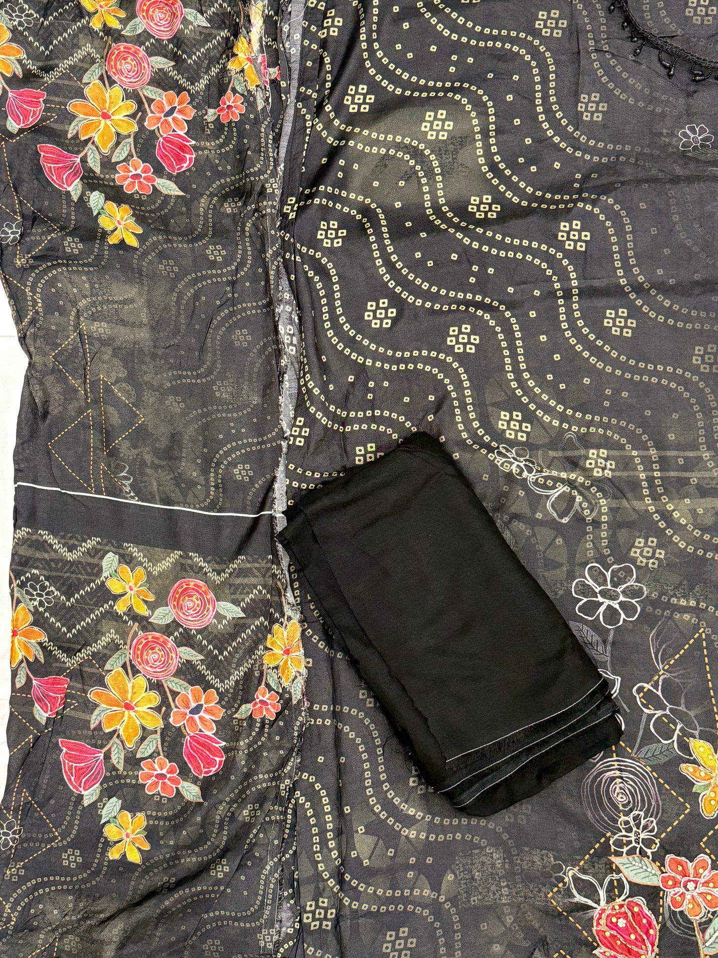 MUSLIN HAND EMBROIDERY SUIT
