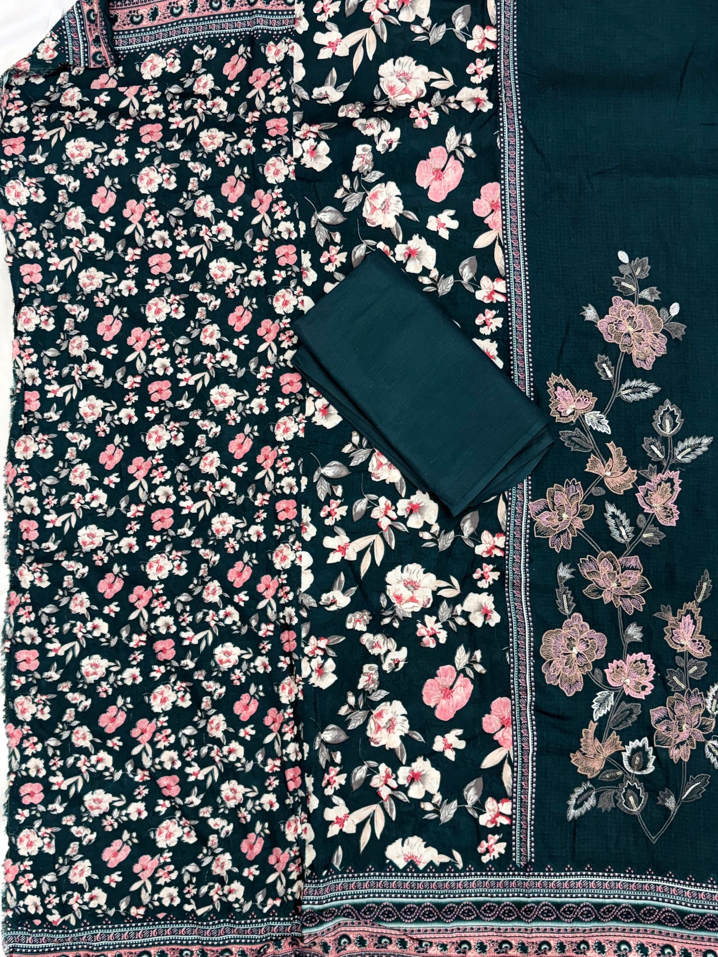 CASHMERE COTTON EMBROIDERY SUIT 6 Q