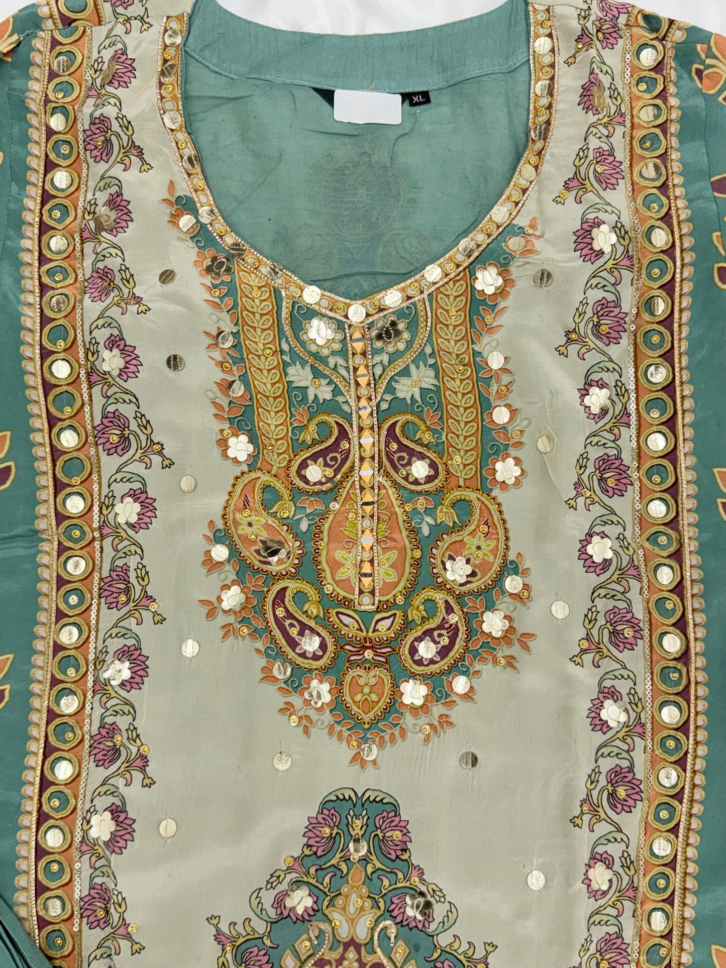 RAHI CREPE READYMADE SUIT Q