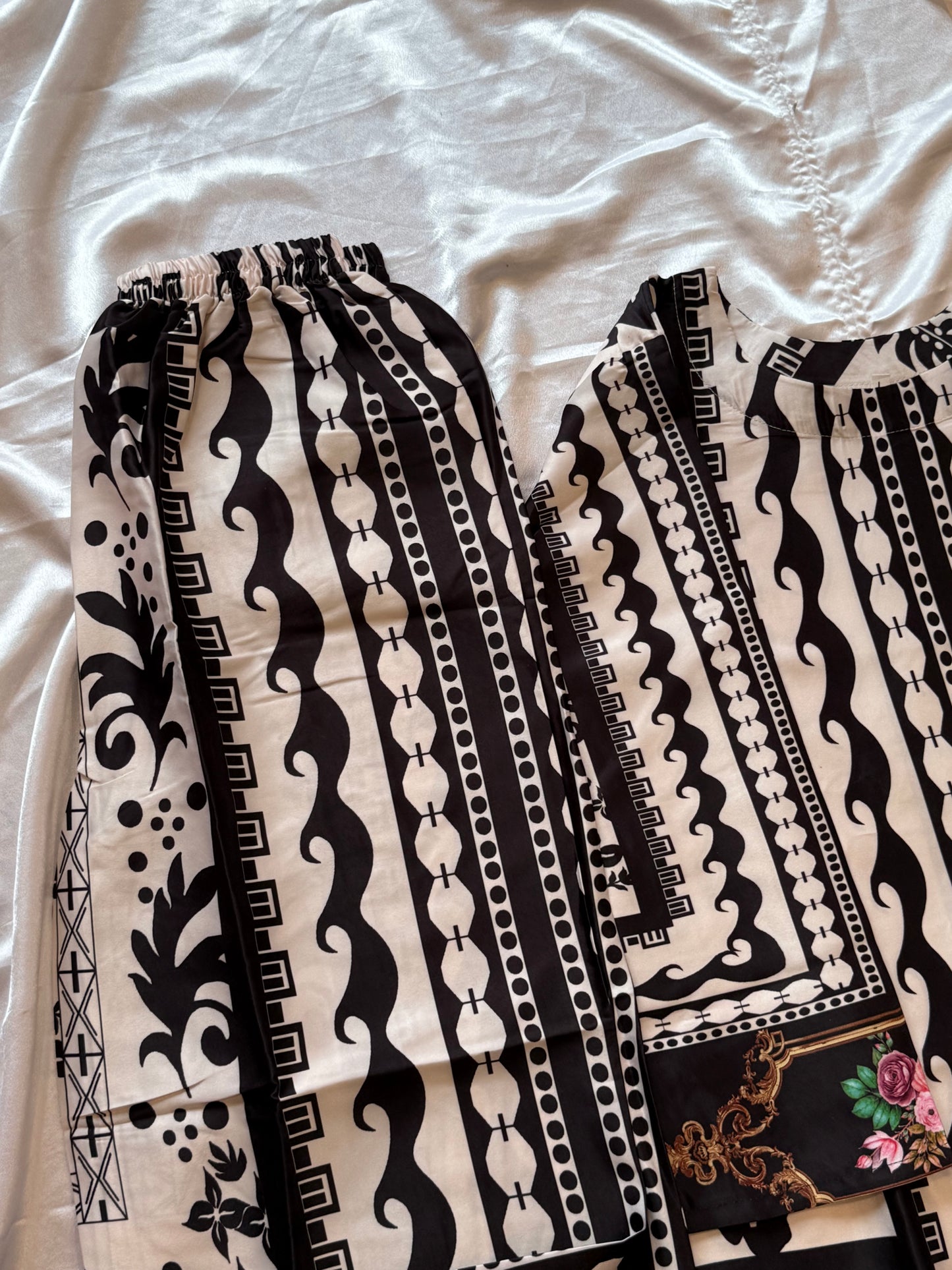 HANIA BLACK CO-ORD READYMADE Q
