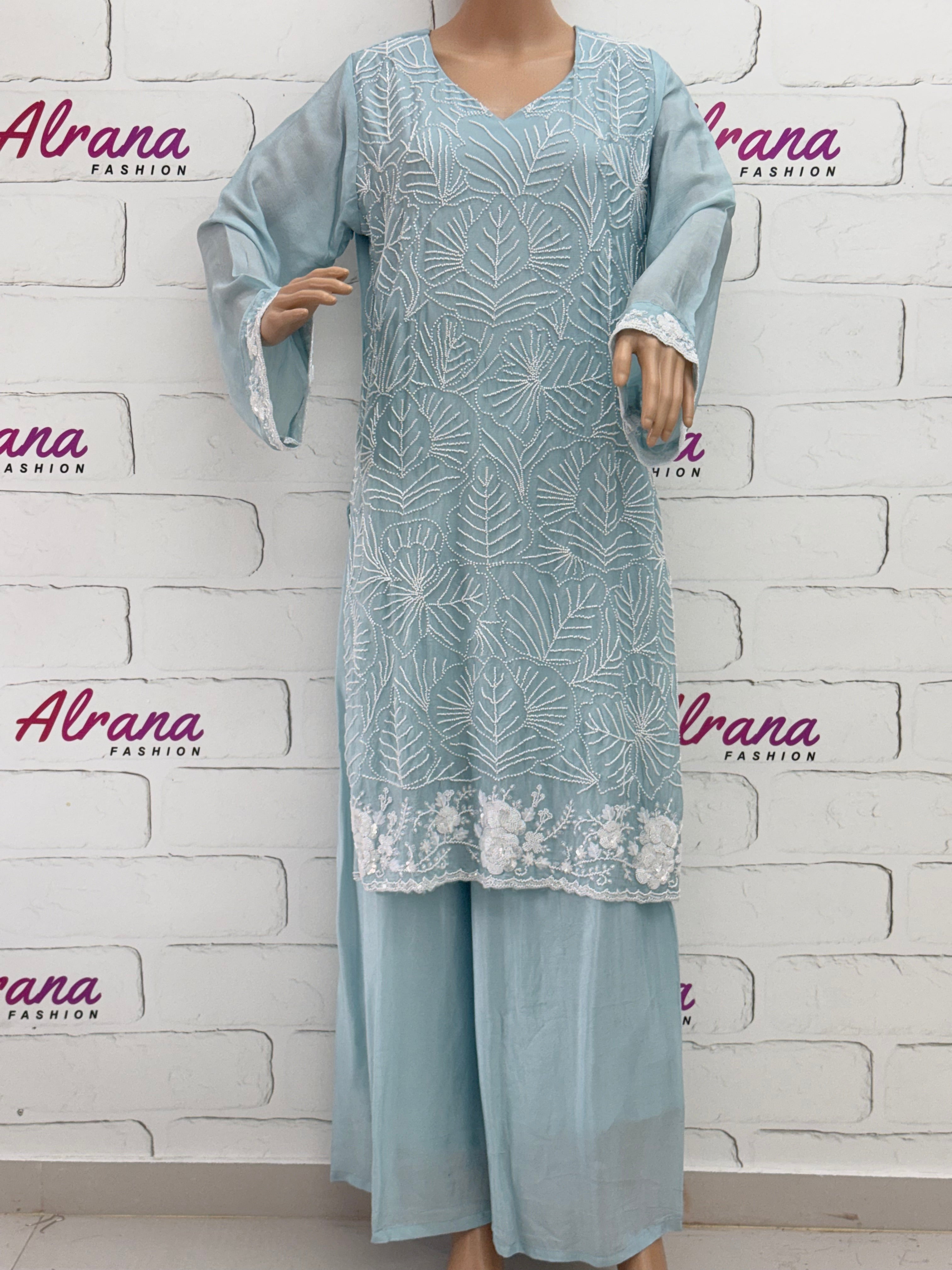 PARO SHIFFON HANDWORK SUIT 21 Q