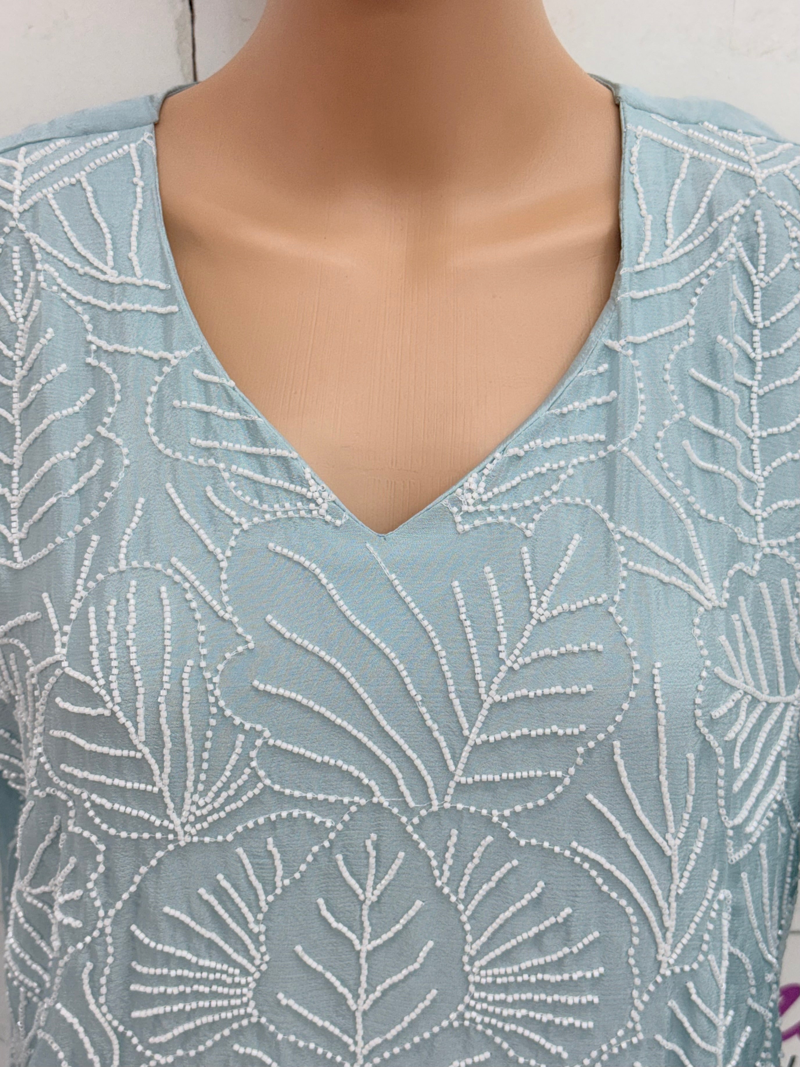 PARO SHIFFON HANDWORK SUIT 21 Q