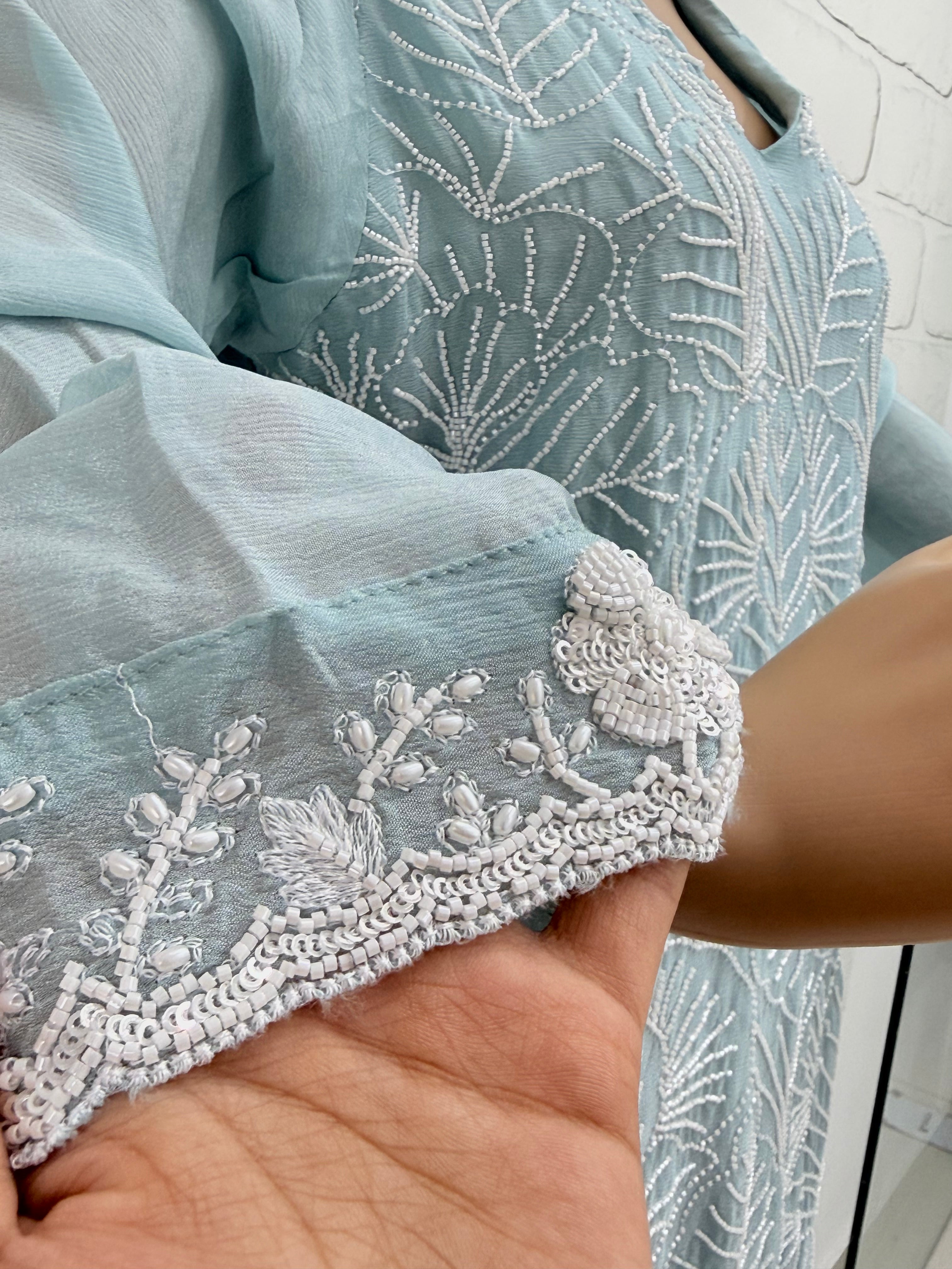 PARO SHIFFON HANDWORK SUIT 21 Q