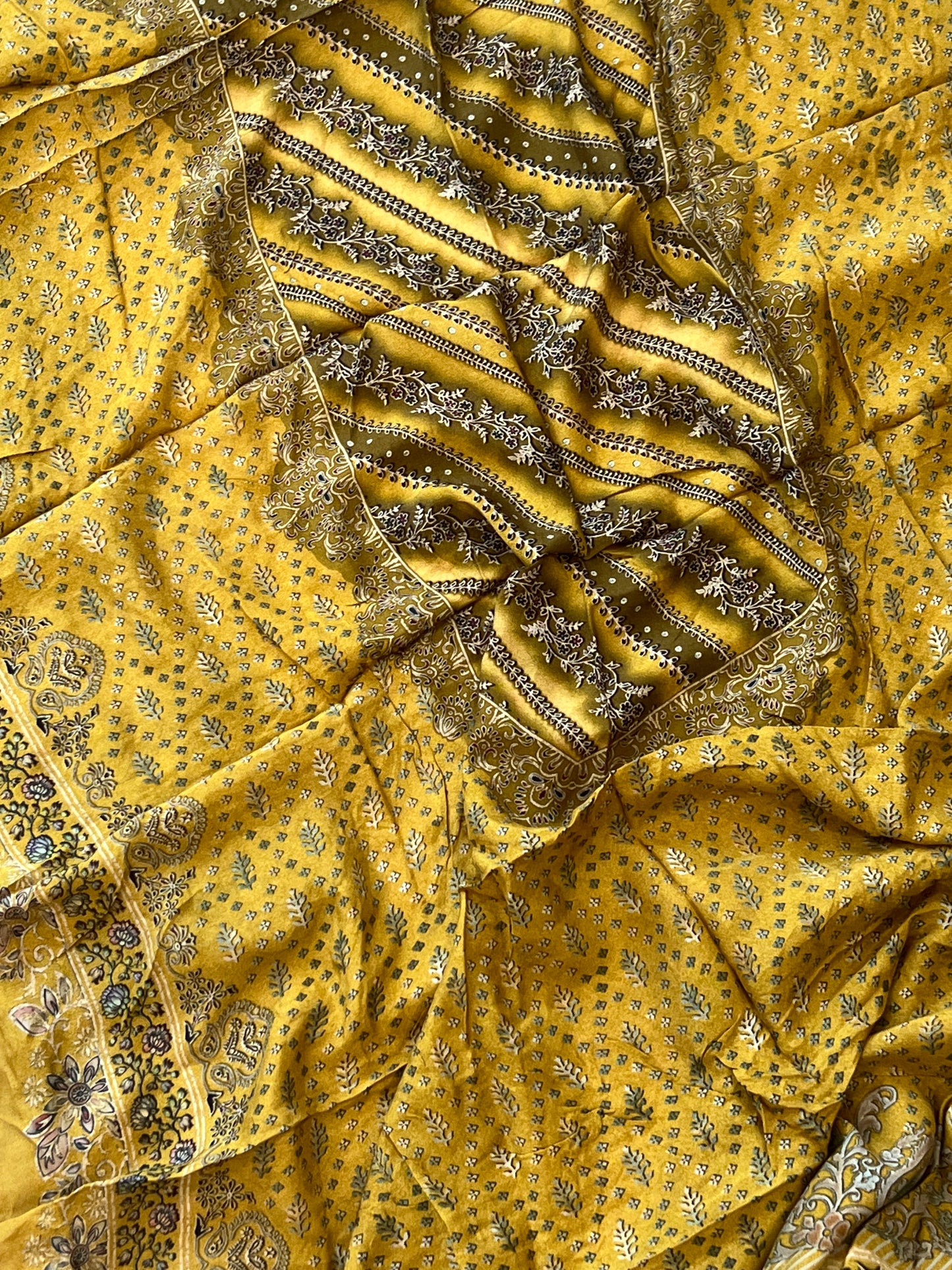 MUSTERED MUSLIN EMBROIDERY SUIT 238 Q