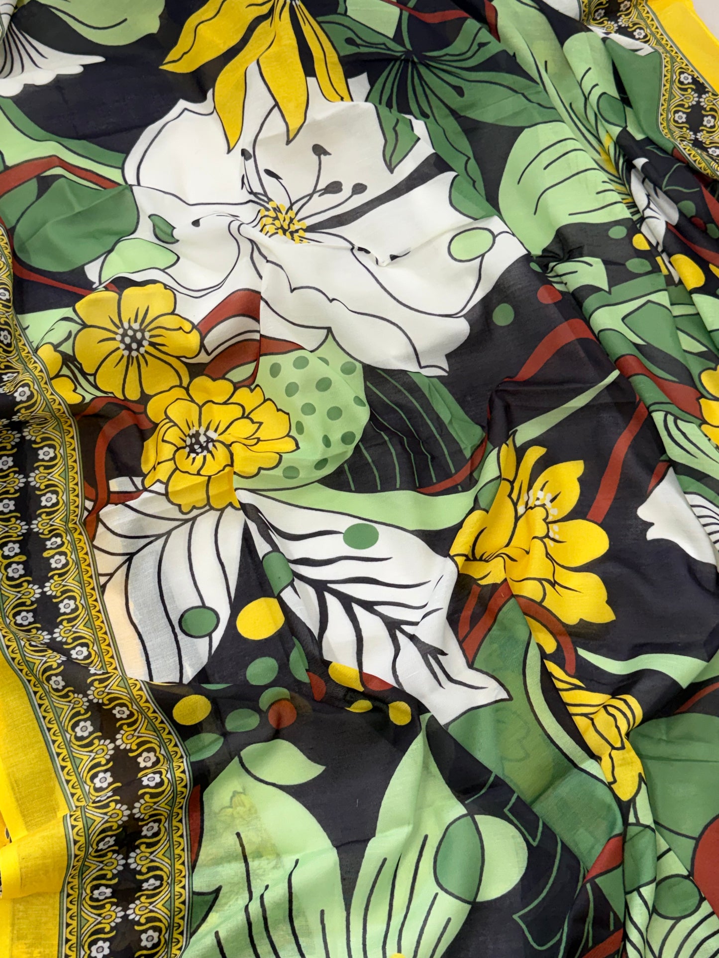 AZAA YELLOW READYMADE SUIT 5 Q