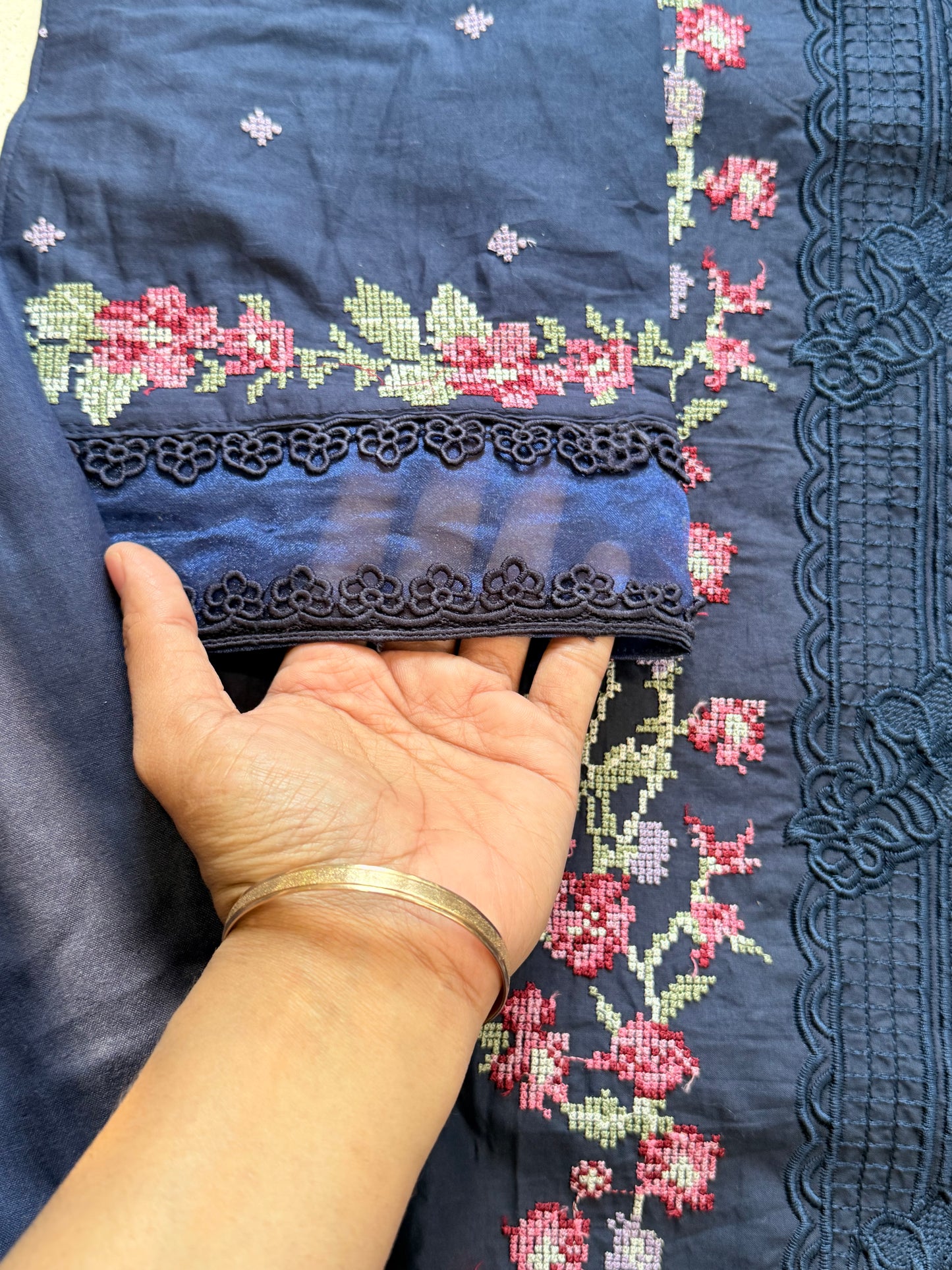 HANIA BLUE READYMADE SUIT