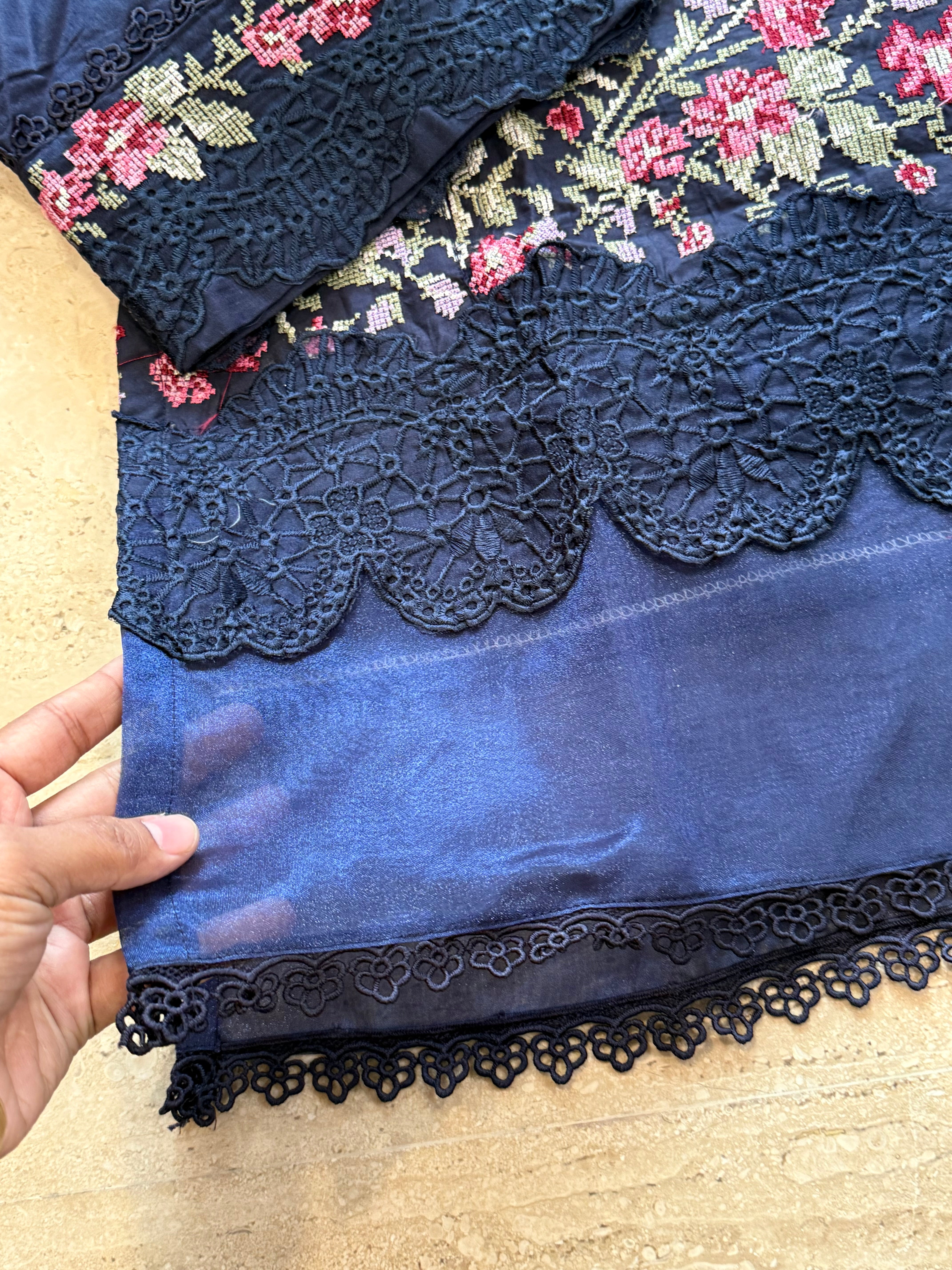 HANIA BLUE READYMADE SUIT