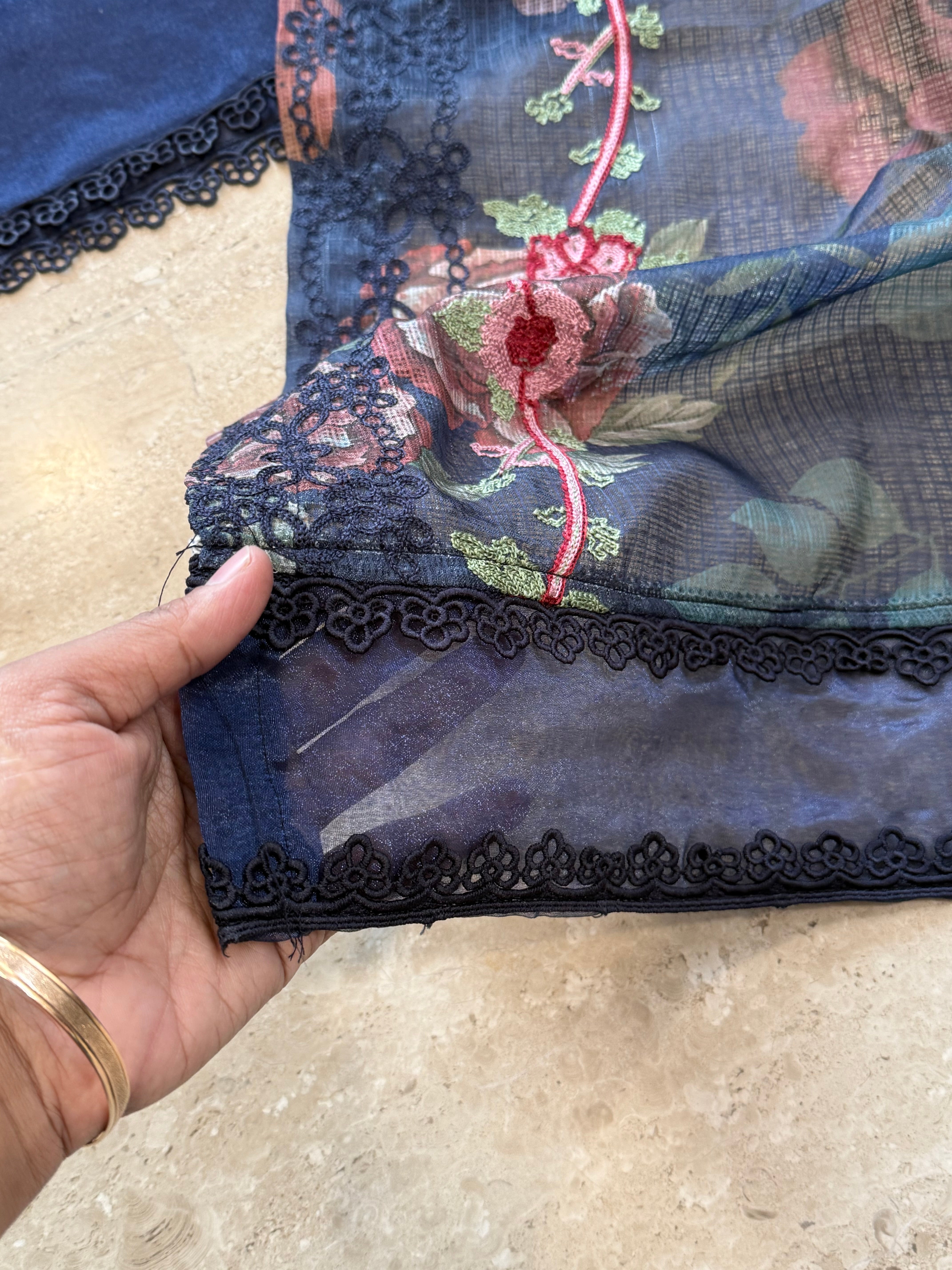 HANIA BLUE READYMADE SUIT