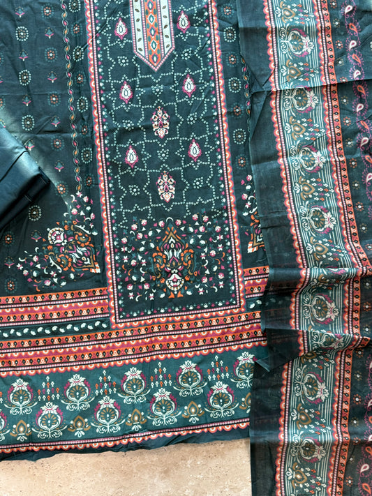 PURE COTTON PRINTED SUIT