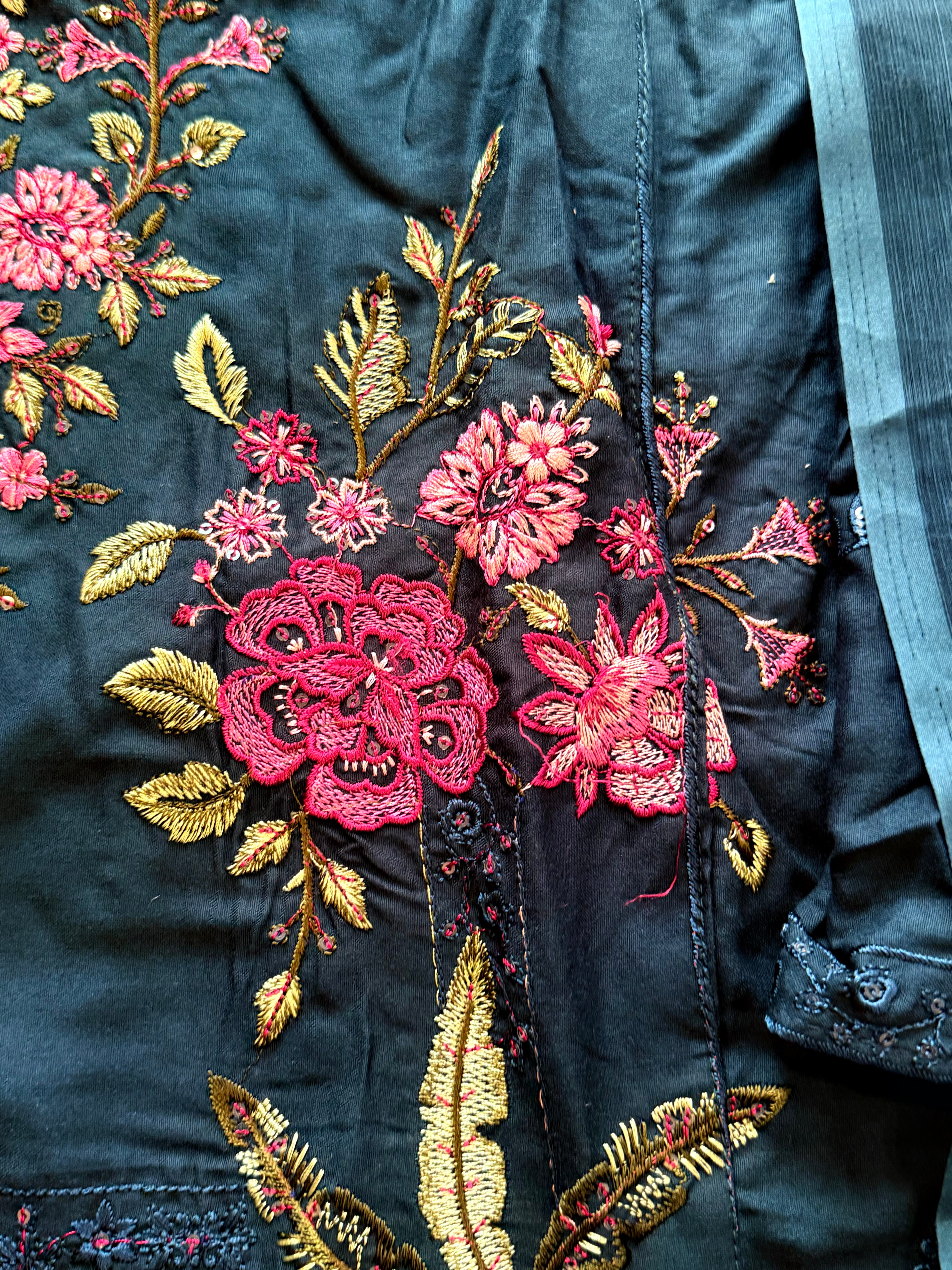 MARIA B RAYON EMBROIDERY SUIT