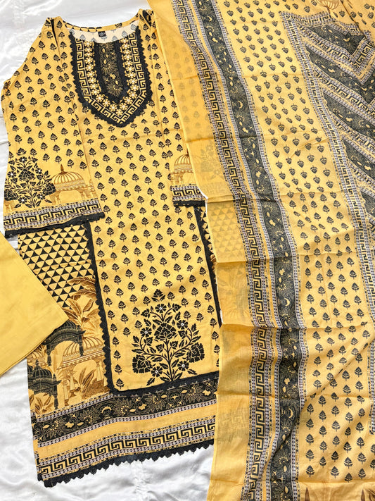 CS LAWN READYMADE SUIT 6 Q