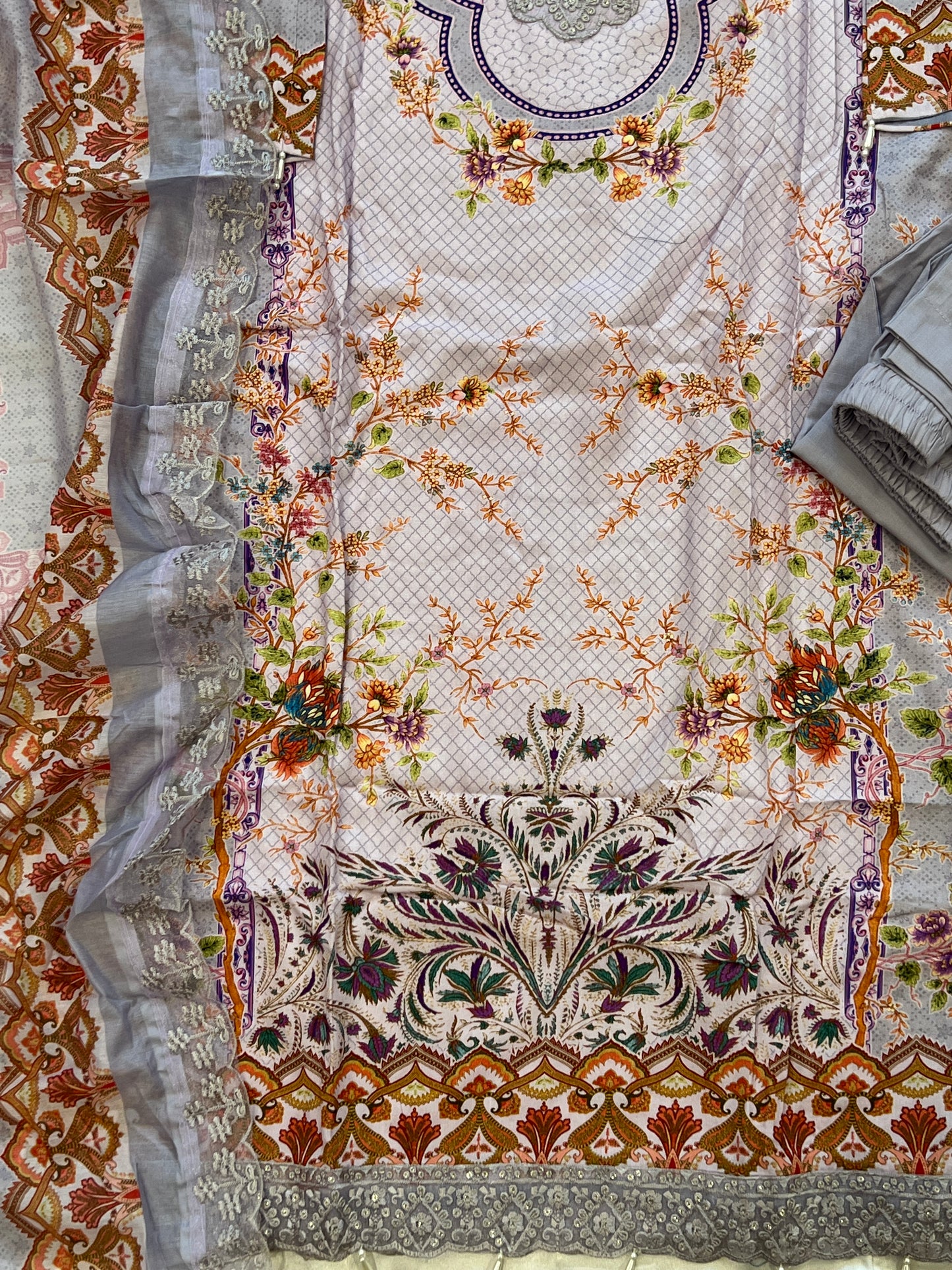 BIN SAEED COTTON EMBROIDERY SUIT 878