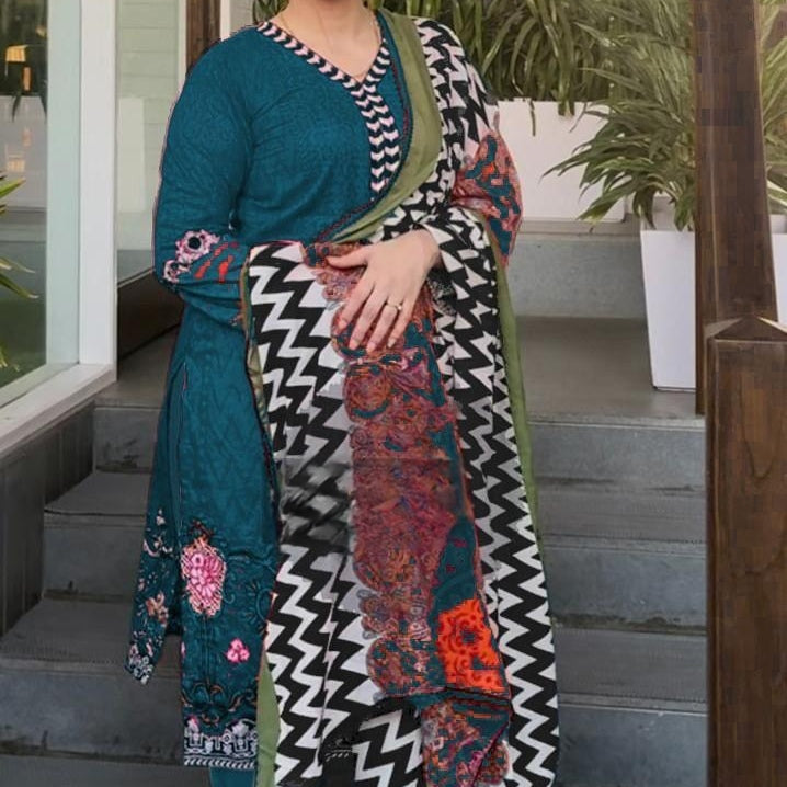 KAYNA COTTON PATCH SUIT 2156