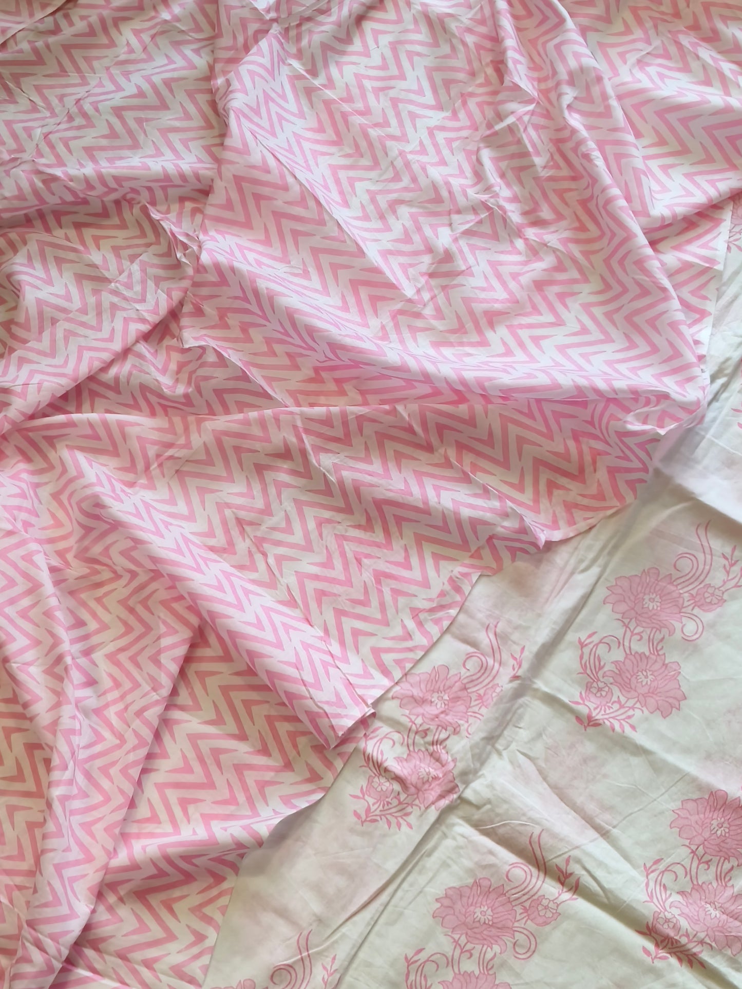 PINK PURE SOFT COTTON SUIT