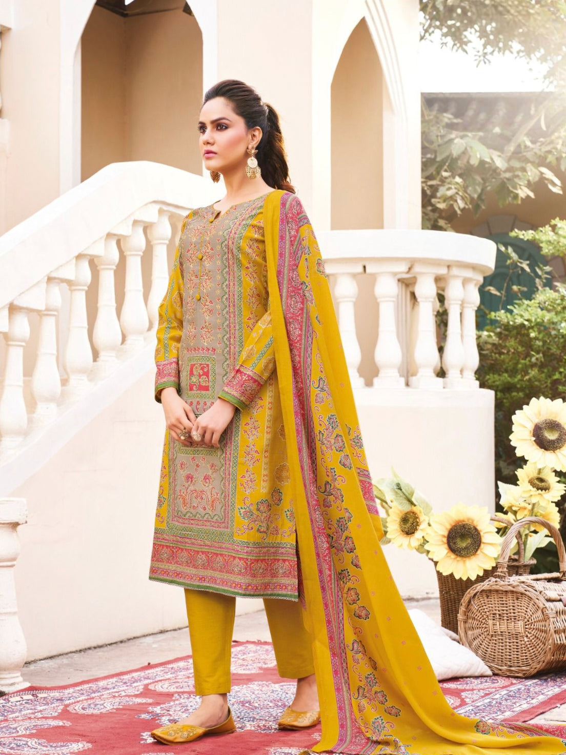 KANCHAN MODAL SILK HAND EMBROIDERY SUIT