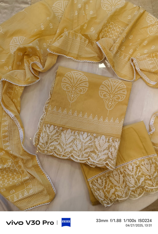 IBADAT COTTON EMBROIDERY SUIT 3