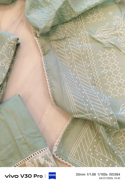 IBADAT COTTON EMBROIDERY SUIT 5
