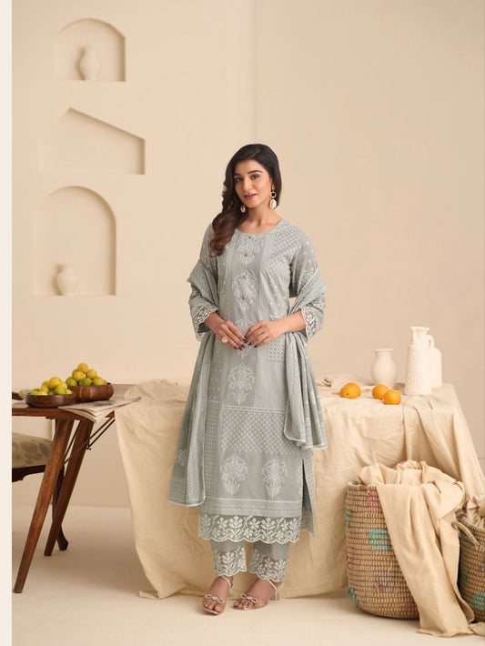 IBADAT COTTON EMBROIDERY SUIT 1