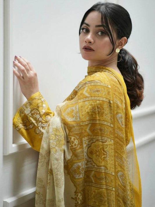 HARSHA MUSTERDCOTTON PATCH SUIT