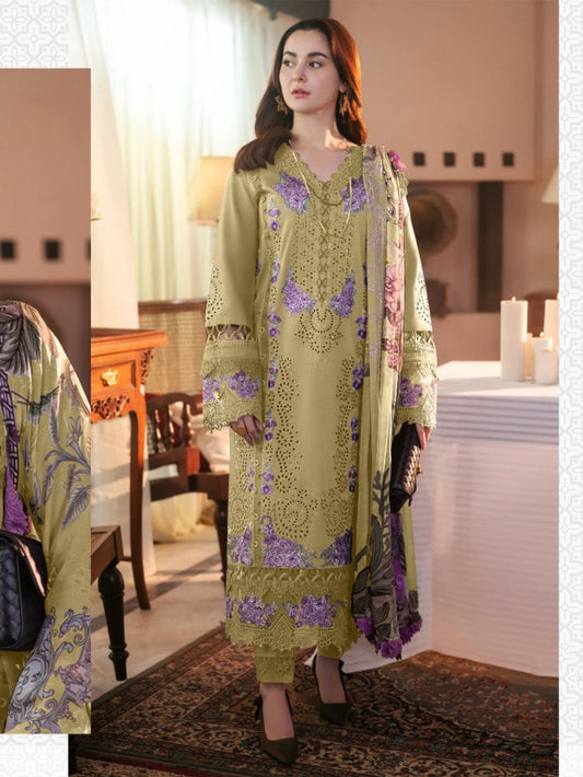 HANIA LAWN COTTON EMBROIDERY SUIT