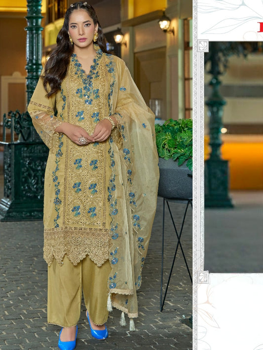 HANIA PURE COTTON EMBROIDERY SUIT 2004F