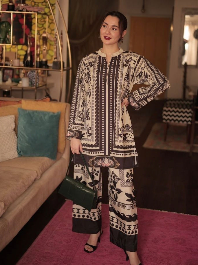 HANIA BLACK CO-ORD READYMADE Q