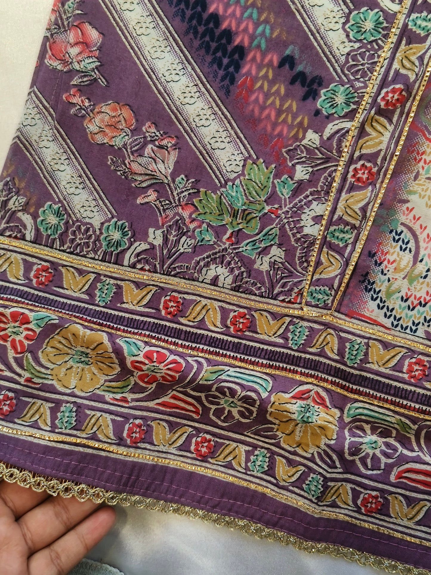 ZARA MUSLIN READYMADE SUIT 6 Q