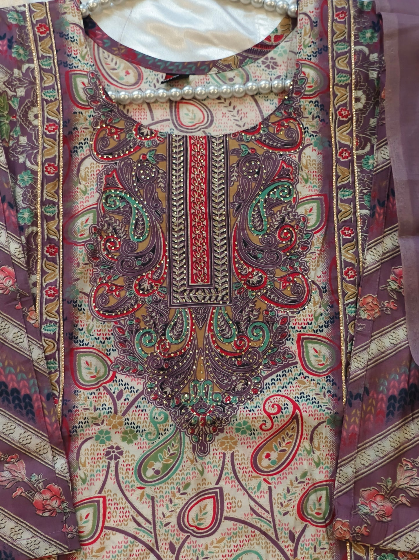 ZARA MUSLIN READYMADE SUIT 6 Q