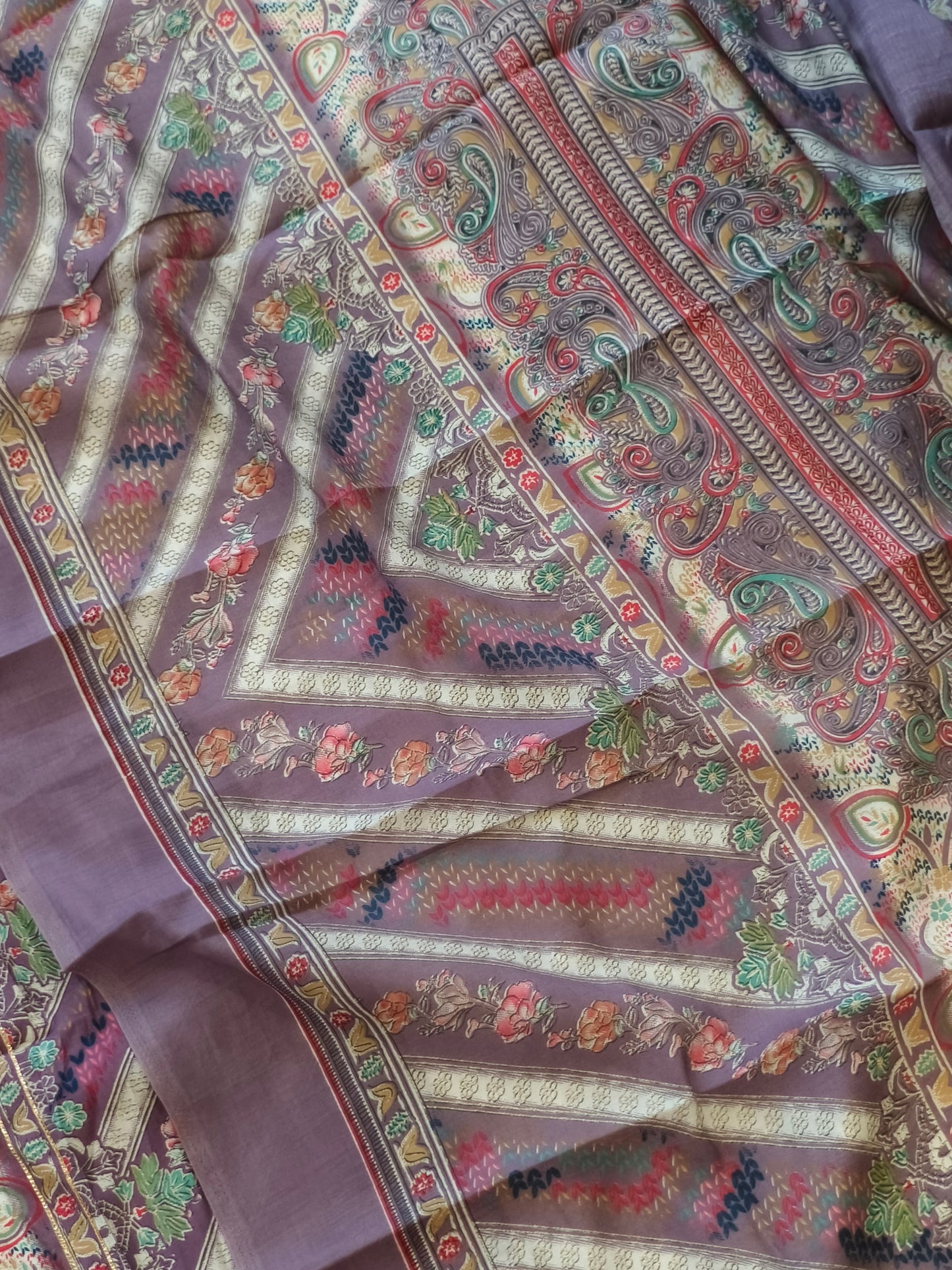 ZARA MUSLIN READYMADE SUIT 6 Q