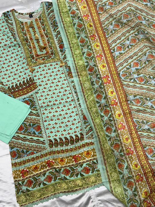 BAGH LAWN READYMADE SUIT 3 Q