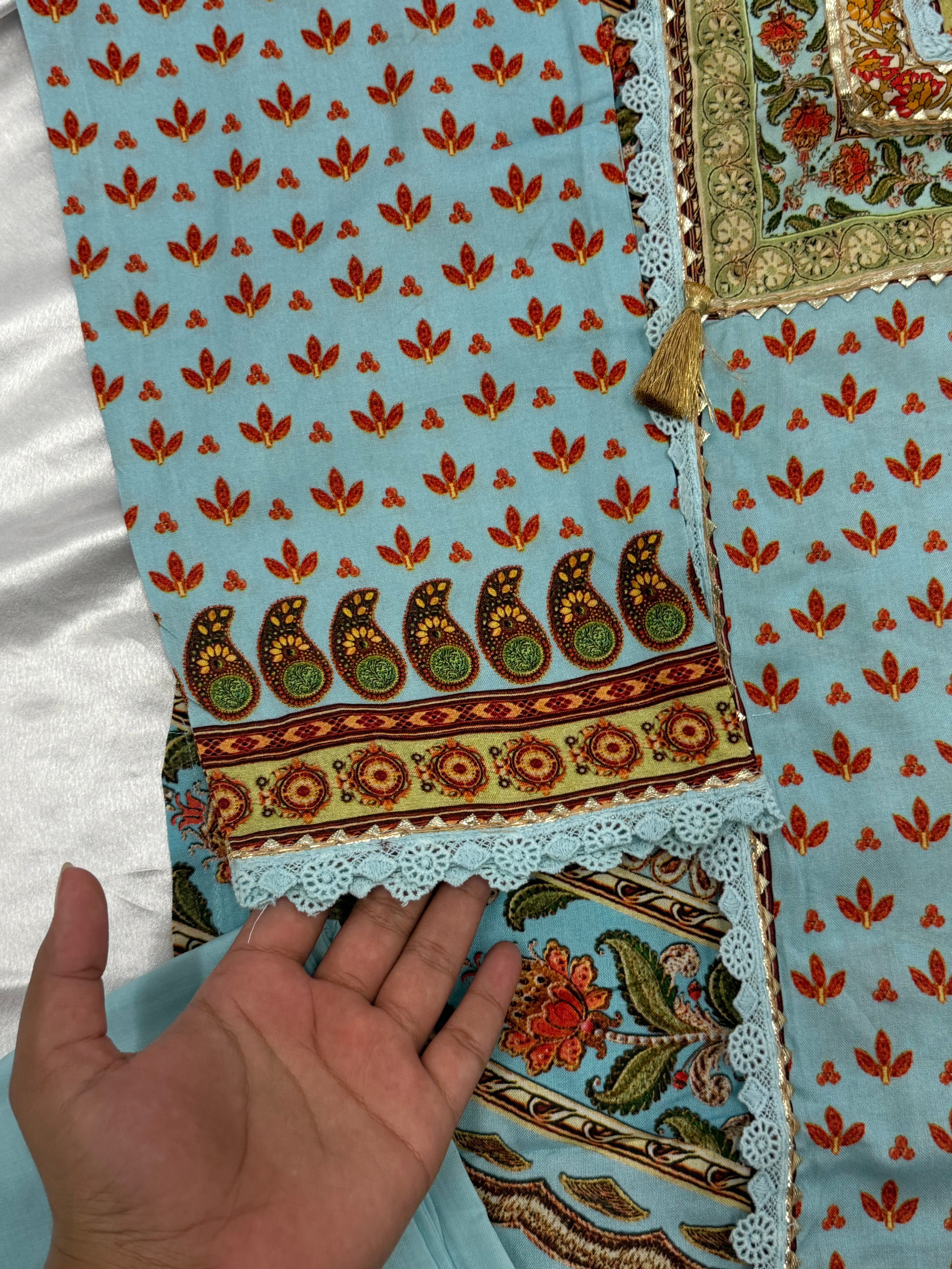 BAGH LAWN READYMADE SUIT SKY BLUE 4 Q