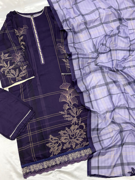 SVA LAWN READYMADE SUIT 4 Q