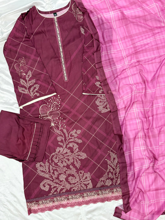 SVA LAWN READYMADE SUIT 6 Q