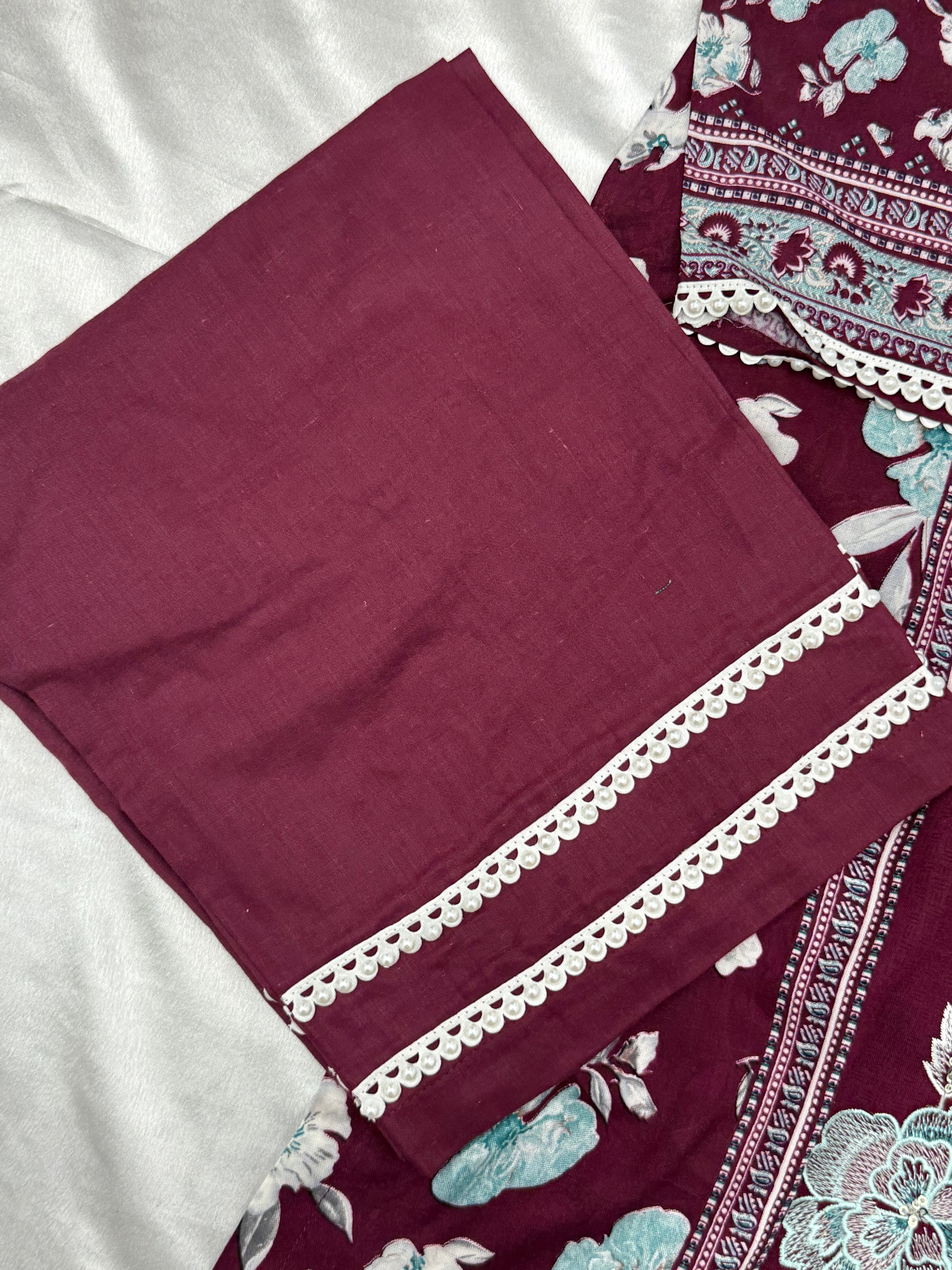 CASHMERE LAWN READYMADE SUIT Q