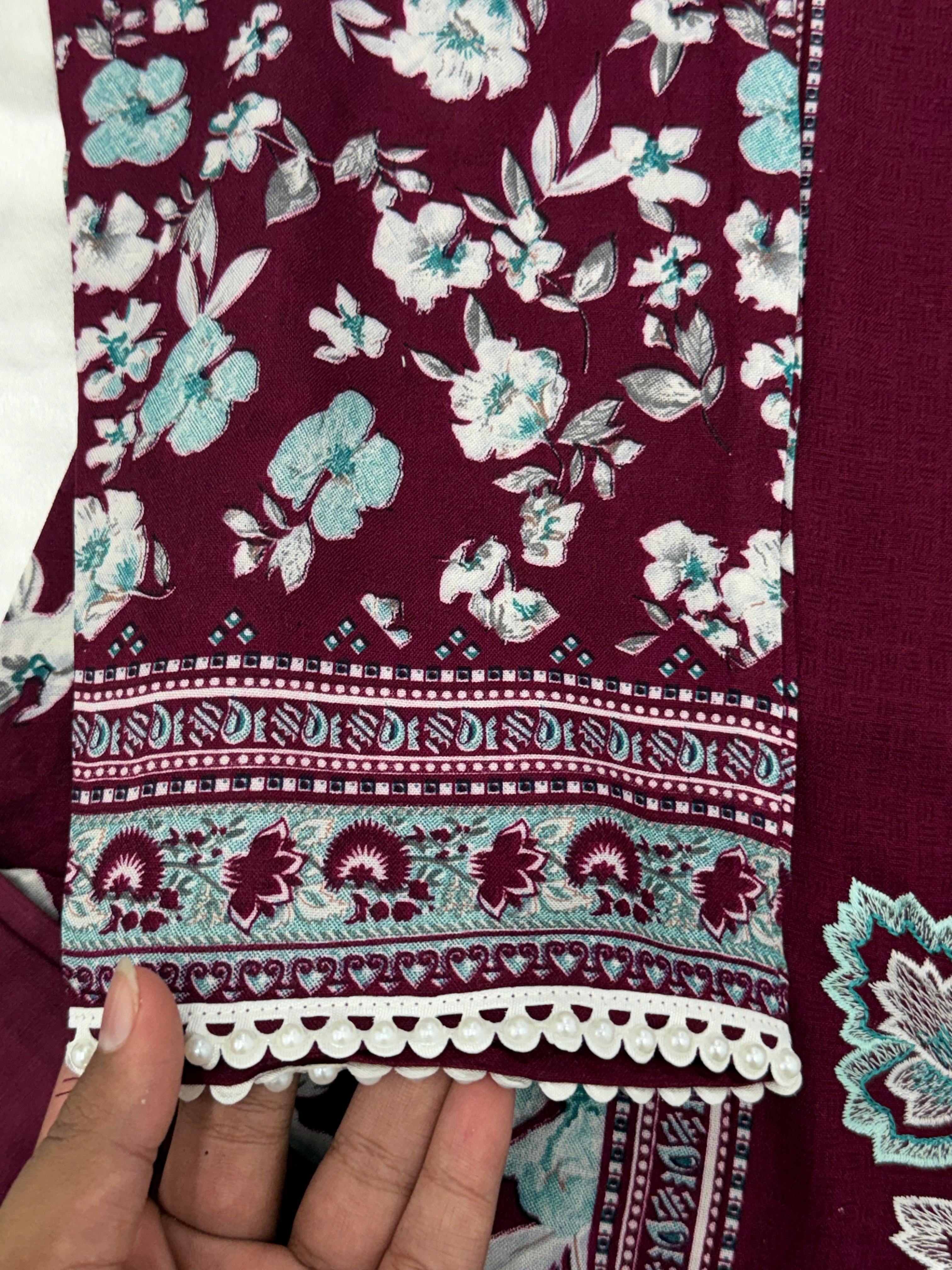 CASHMERE LAWN READYMADE SUIT Q