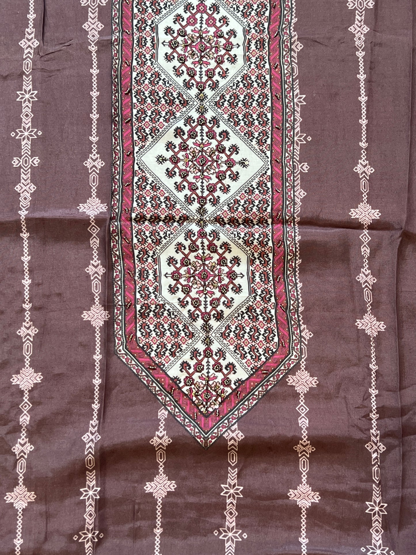 KAIRA MUSLIN HAND WORK EMBROIDERY SUIT 5 Q