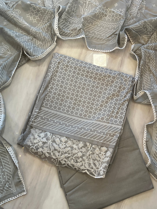 IBADAT COTTON EMBROIDERY SUIT 1