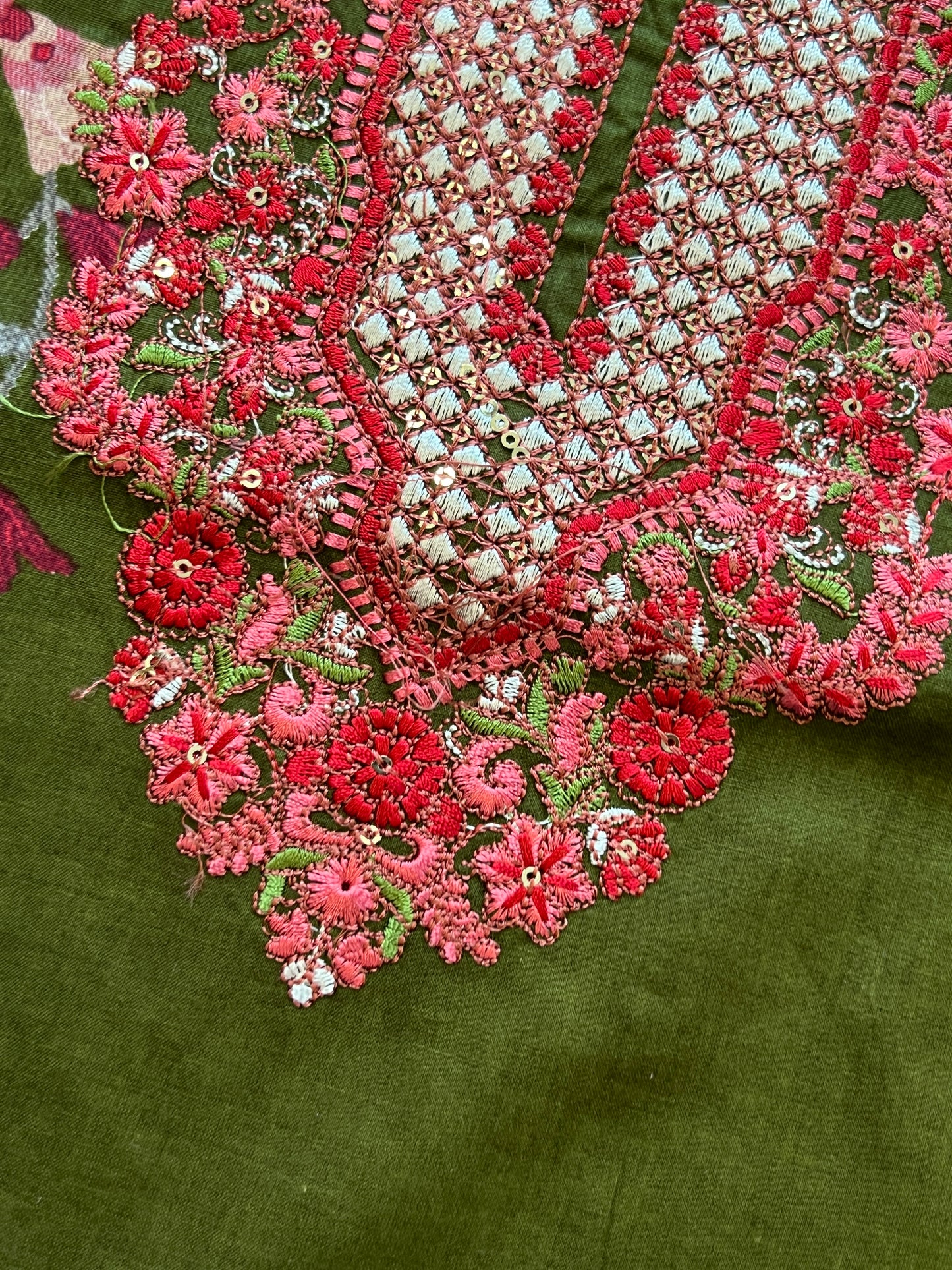 CASMERE COTTON EMBROIDERY SUIT 4