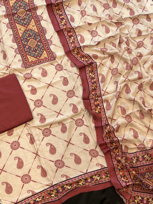 KAIRA MUSLIN HAND WORK EMBROIDERY SUIT 11